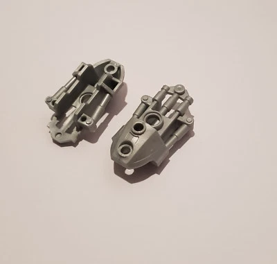 2x Lego Technic Bionicle Toa Inika Thigh Armor 53543 perl hellgrau Oberschenkel - Bild 1 von 2