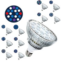 54w 18 LED Aquarium Light Bulb Full Spectrum For Coral Reef Fish LPS SPS Nano