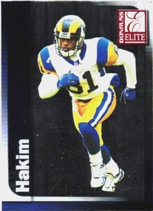 1999 Donruss Elite #074 Az-Zahir Hakim St. Louis Rams Football Card - Picture 1 of 2