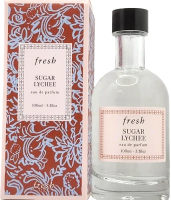 FRESH SUGAR LYCHEE EAU DE PARFUM SPRAY PARA MULHERES 3,3 Oz/100 ml NOVO EM FOLHA!!! - Imagem 1 de 4