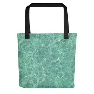 Faux Marble Tote Bag Faux Marble Beachglass Tote Bag - Picture 1 of 4