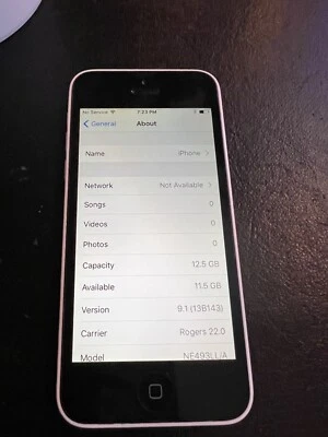 iPhone 5c BLANCO-ROGERS-16GB~64 Foto 1 de 4