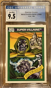 Doctor Doom # 60 marvel Universe Series I 1990 Cards PSA CGC 10.0 Gem Mint! - Picture 1 of 2