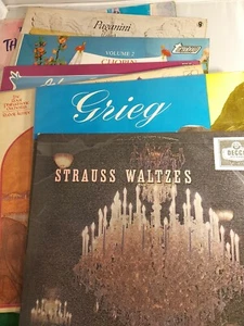 Bundle 8 classical vinyl lps Grieg brahms Beethoven handel Tchaikovsky - Picture 1 of 8