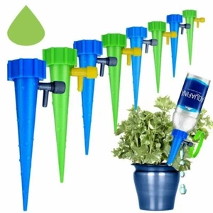 12 PCs Self Watering Spikes, Adjustable Plant Watering Spikes with Slow Release - Picture 1 of 8