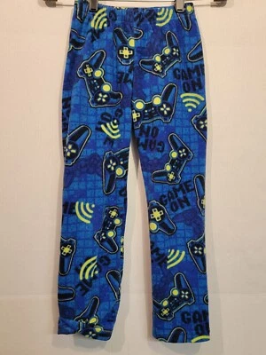Pantalones de pijama azules para niños talla mediana  Foto 1 de 3