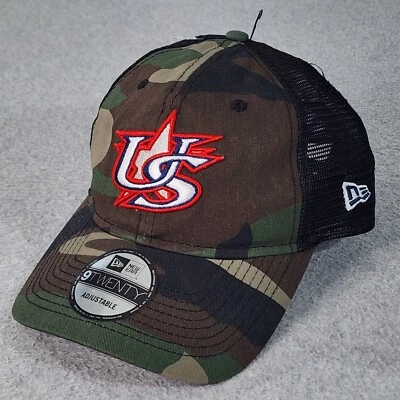Equipo EE. UU. Béisbol Camuflado Malla Camionero Sombrero Para Hombres Verde Nueva Era 9FIFTY Gorra Snapback Foto 1 de 4