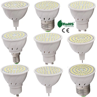 GU10 MR16 E26 E27 LED Spotlight Bulb 2835 SMD 4W 5W 6W Lamp Bright 110V 220V 12V - Image 1 of 4