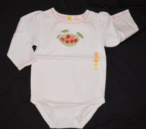 Gymboree SWEET KIRSCHEN weiß Kirsche Strick Top Langarm neu mit Etikett 12-18 Monate - Bild 1 von 1