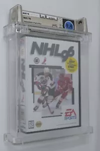 New NHL '96 Hockey Sega Genesis Factory Sealed Video Game Wata Graded 9.4 A RARE - Picture 1 of 9