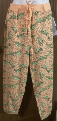 Baby Yoda Star Wars Pajamas Pants Womens Size 2XL Plus Jogger Mandalorian Chibi - Image 1 of 4