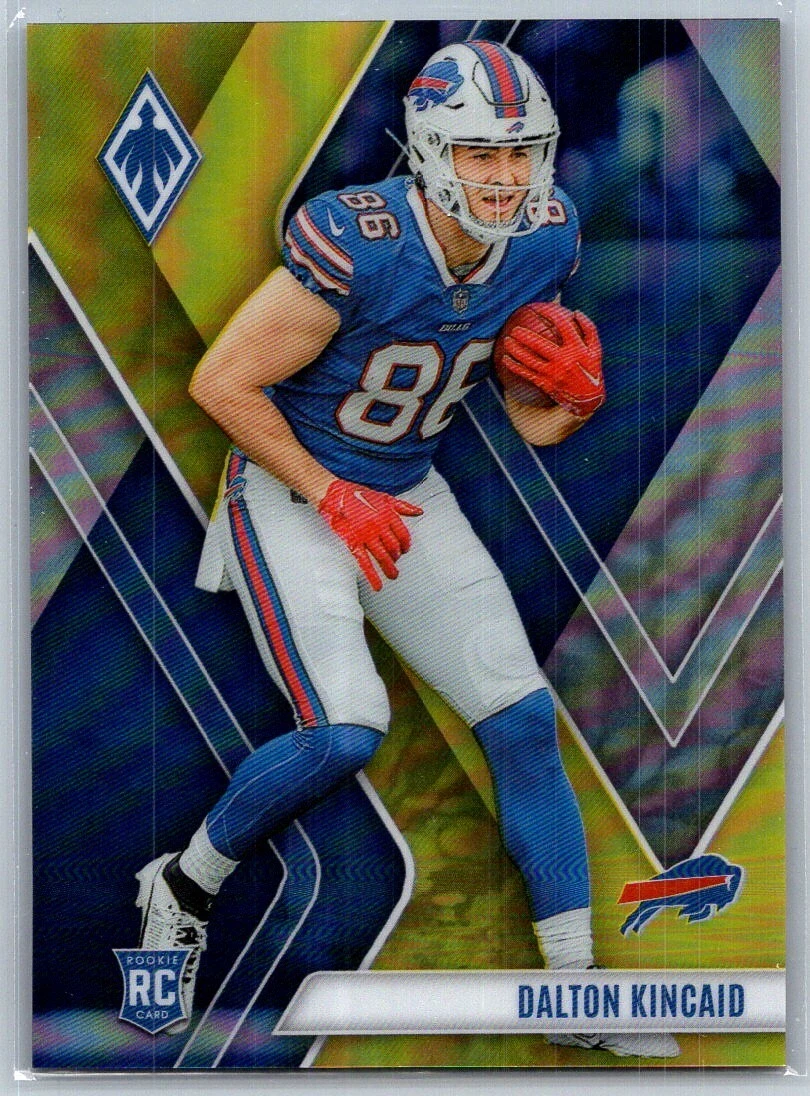 Dalton Kincaid 2023 Panini Phoenix Yellow RC Rookie 28/75 #114 Buffalo Bills