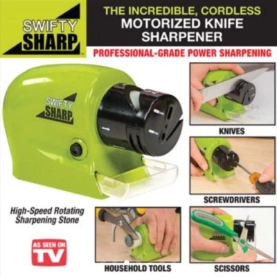 Kitchen Knife Grindstone Sharpener Cordless Gardener Cutter Tool & Screwdriver  - Image 1 of 4