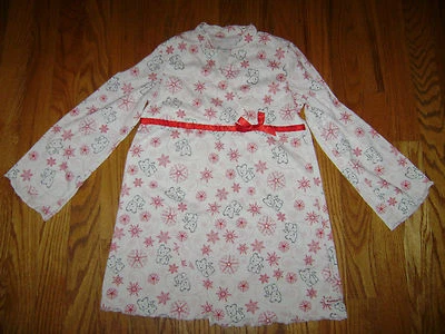 VESTIDO DE NOCHE MANGA LARGA CHICA AMERICANA COCO NIÑAS PJ TOP talla S 7/8 BLANCO ROJO Foto 1 de 4