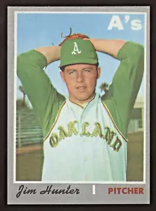 1970 Topps Jim Hunter #565 EX/MT++ Sharp, minor wear, see description 14489 - Picture 1 of 4