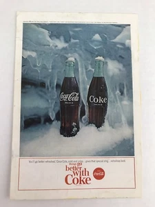 Things Go Better With Coke Coca-cola Vtg 1964 Print Ad - Picture 1 of 3