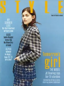 UK Sunday Times Style Magazine: Amber Anderson, JK Rowling, Fashion, 13.8.17 - Picture 1 of 2