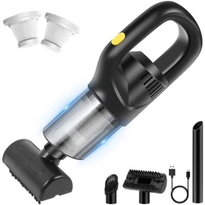 Cordless Car Vacuum Handheld Cleaner with Strong Suction and 3 Suction Heads - Picture 1 of 7