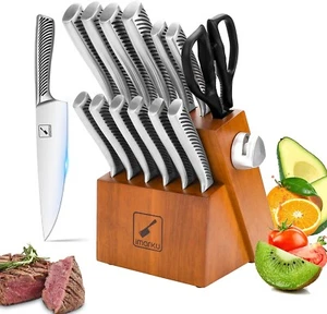 Kitchen Knife Set, imarku Knife Set with Block,14-Piece Premium Knives Set - Picture 1 of 6
