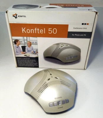 Sistema telefónico de voz de conferencia KONFTEL 50 Omnisound en caja completo probado Foto 1 de 4