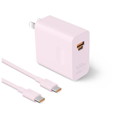 HUAWEI SuperCharge Max 100W / 66W Dual USB Charger + Cable For HUAWEI Mate XT 70 - Image 1 of 4