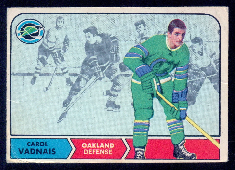 1968-69 OPC O PEE CHEE HOCKEY #81 Carol Vadnais VG Oakland Golden Seals Card - Image 1 of 2