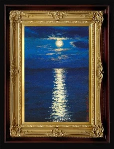 Oil Painting Handmade Arseni ~ SHARPENING OF SENSES 6" X 4" NO FRAME USA - Picture 1 of 11