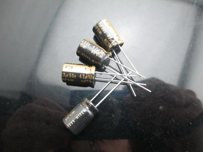 JAPAN 10PCS Nichicon KZ 47uF 50V 47mfd MUSE KZ Audio Capacitor - image 1 of 3