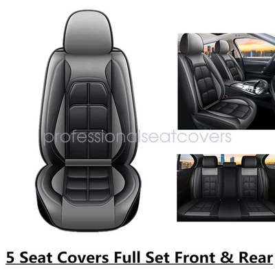 Juego de 5 fundas de asiento delanteras y traseras impermeables para Hyundai Grand Elantra Accent Foto 1 de 4