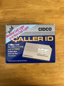 Cidco/Southwestern Bell 60 Anruf Anruferkennung mit AC/DC 9 Volt Adapter SA-60A-01 - Bild 1 von 4