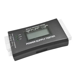 LCD Digital Power Tester LCD PC Computer 20/24 Pin 4 PSU ATX BTX ITX SATA HDD - Zdjęcie 1 z 13