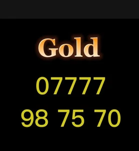 VIP Gold Mobile Number Easy Memorable SIM Platinum Diamond Business EE - Zdjęcie 1 z 1