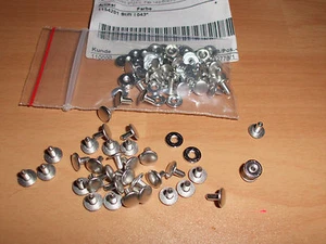 50 Stück Moderne Nieten L ca: 5 mm Oberteil ca: 5 mm (0,10 € / Stück) (niete 5) - Picture 1 of 1