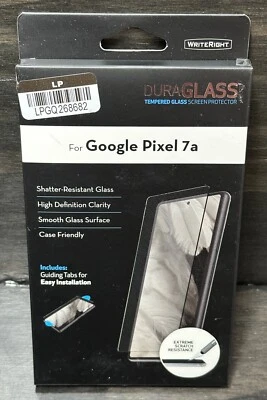 NOVO protetor de tela de vidro temperado Duraglass para Google Pixel 7a - Imagem 1 de 2