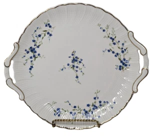 Bernardaud Limoges France Myosotis Decorative Blue & White Floral Platter 12" - Picture 1 of 6
