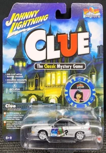 JOHNNY LIGHTNING Pop Culture 1:64 Diecast 2021 Mix 2 - CLUE Acura Integra & Chip - Picture 1 of 2