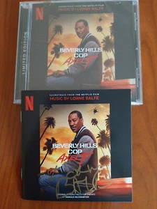 Beverly Hills Cop Axel F Soundtrack mit Original Autogramm von Lorne Balfe - Bild 1 von 2