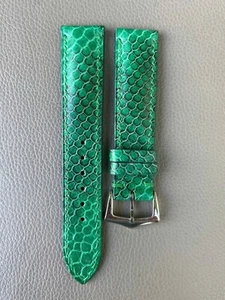 Genuine Snake Skin Watch Strap Band size 1415 16 17 18 19 20 21 22 23 24 25 26mm - Picture 1 of 14