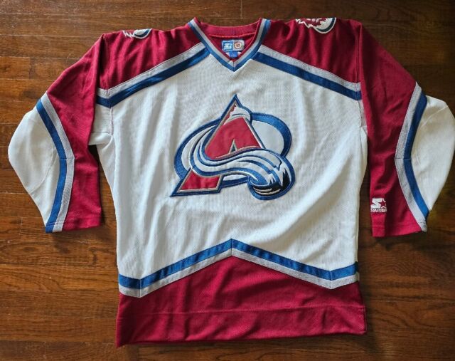 American Classic Vintage 90s Colorado Avalanche NHL Fan Jersey. Made in The USA. Tagged As A Youth Large