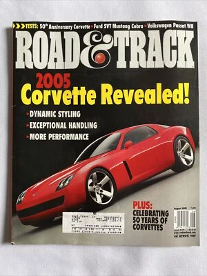 2002 August Road & Track Magazine A Look At 50 Years Of Chevy Corvette (MH396) - Image 1 of 3