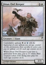 Magic the Gathering MTG J�tun Owl Keeper (9) Coldsnap   LP