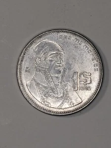 1985 Mexican 1 Peso Pavon Eagle Coin- Jose Maria Morelos- KM 496 - Picture 1 of 2