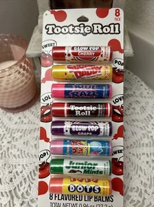 Flavored Lip Balm Tootsie Roll 8 Pack - Picture 1 of 5