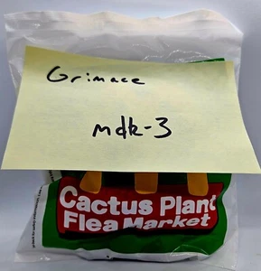 McDonald’s Kaktus Pflanze Grimasse Figur VERSIEGELT mit Happy Meal Box für Erwachsene! - Bild 1 von 2