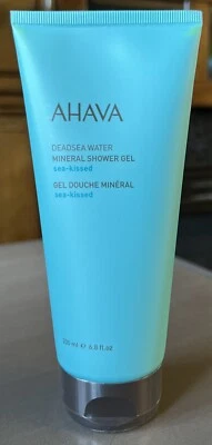 Gel de ducha mineral de agua AHAVA Deadsea - besado en el mar - tamaño completo 6,8 oz NUEVO sellado Foto 1 de 2