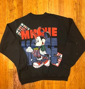 Disney Minnie Mouse Mickey Unlimited Sweatshirt Adult XL Jerry Leigh Vintage 90s - Picture 1 of 12