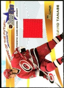 Dave Tanabe Card 2001-02 Bowman YoungStars Relics #JDT 