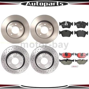 Front Rear Brake Pads and Rotors Fits BMW 325i 2.5L 2005 2004 2003 2002 2001 - Foto 1 di 10