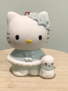 Sanrio Target Hello Kitty 2001 Natale Vacanze Inverno Pupazzo di Neve Ornamento - Foto 1 di 7