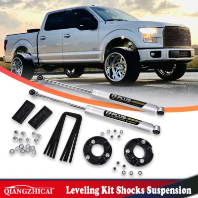 NEW 2" LEVELING LIFT KIT W/ N3 SHOCKS FIT FOR 2009-2020 FORD F150 F-150 2WD 4WD  Foto 1 de 4